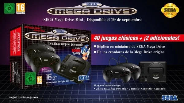 megadrive mini lanzamiento