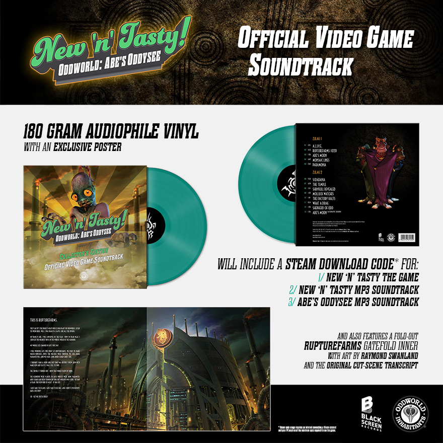 vinilo abe's oddysee playstation
