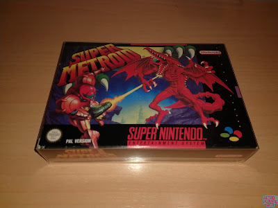 Caja frontal Super Metroid PAL España