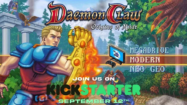 dawmonclaw neofid studios neo geo megadrive pc steam kickstarter
