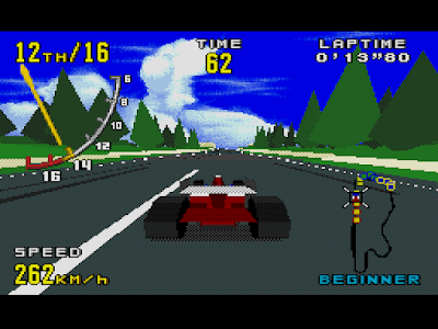 videojuego virtua racing sega megadrive