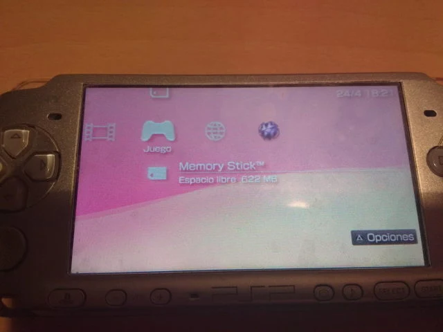 menú de la PSP 3004