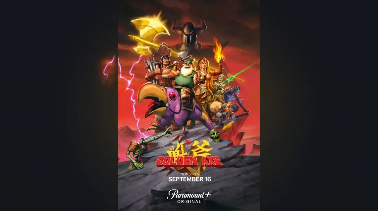 Golden Axe serie animada 2026 - tráiler oficial con Ax Battler, Tyris Flare y Gilius Thunderhead