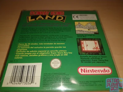 caratula trasera donkey kong land