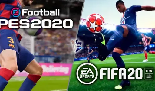 comparativa fifa 20 versus PES 2020