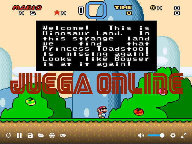 Juegos online gratis sin descargar: Super Mario World