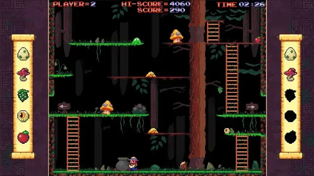 pantalla freddy farmer juego indie pc steam switch catcade games