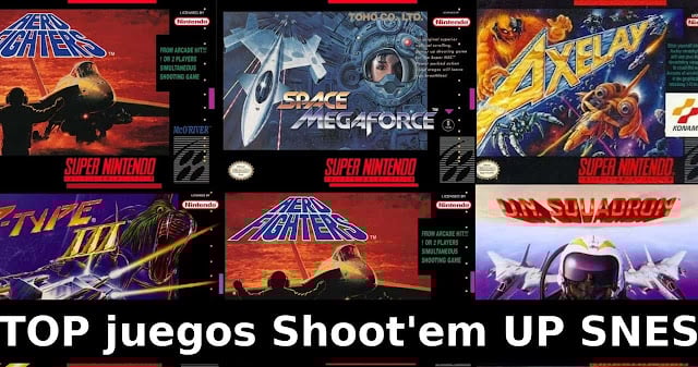 top shoot'em up para la snes listado de juegos PAL, Americanos y Japoneses