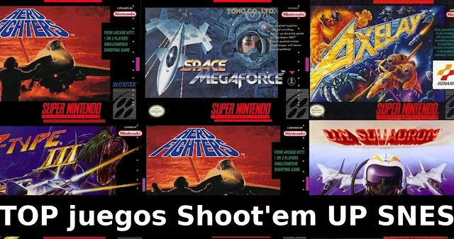 top shoot'em up para la snes listado de juegos PAL, Americanos y Japoneses