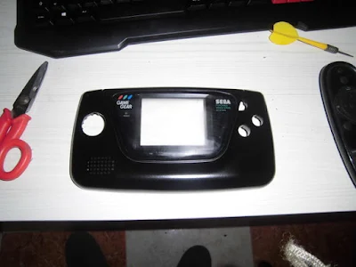 carcasa de la game gear spray imprimación