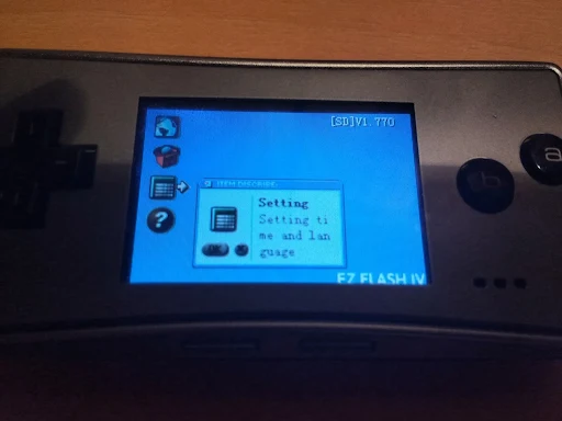 menu ez flash gameboy