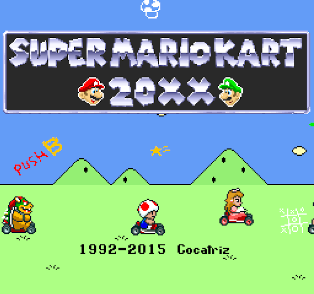 Super mario kart super nintendo hack