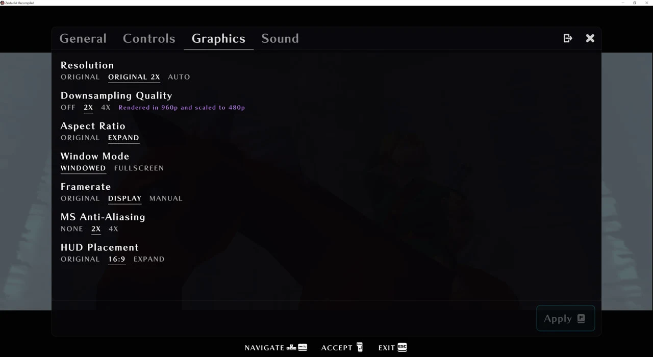n64 recompiled zelda 64