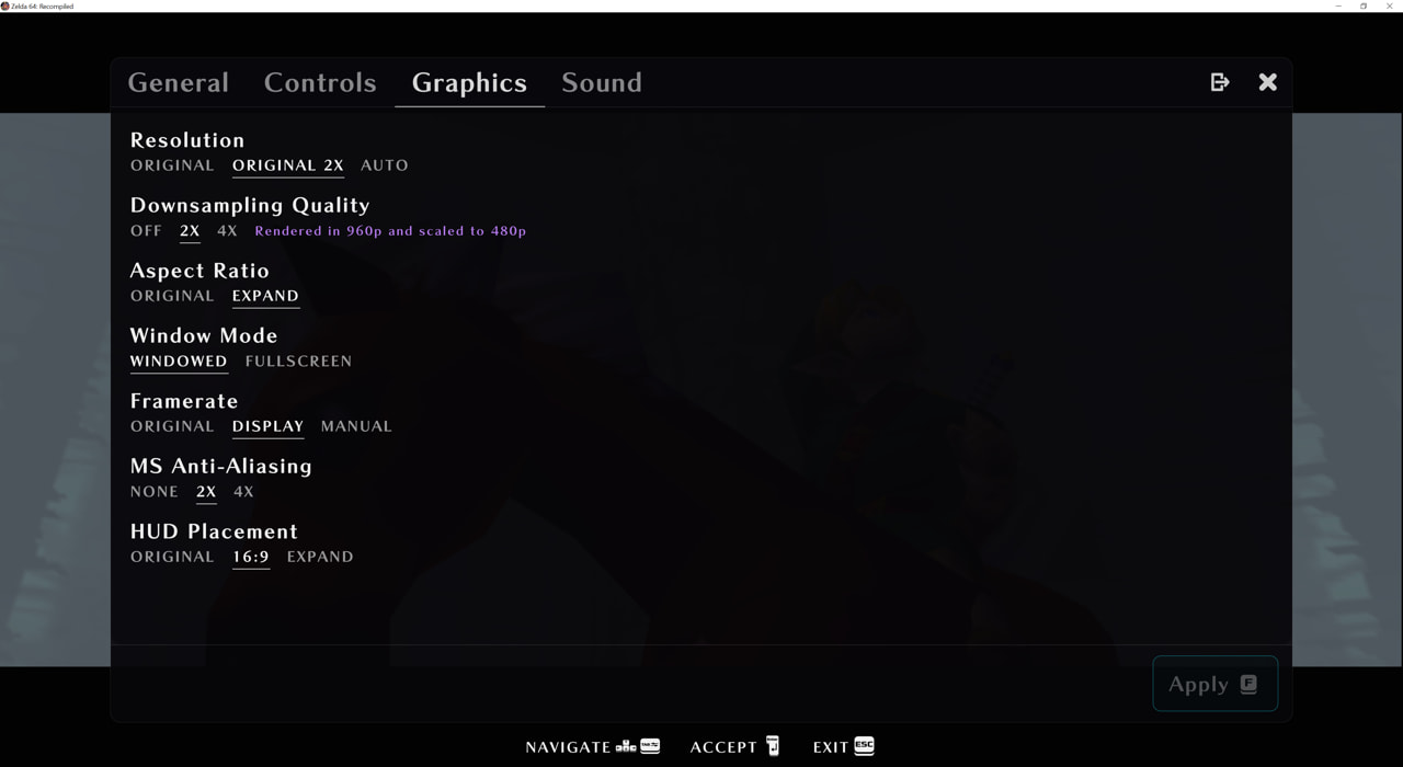 n64 recompiled zelda 64
