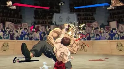 captura imagen baki hanma blood arena nintendo switch y ps5