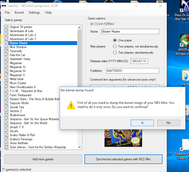 hakchi2 nes mini snes mini