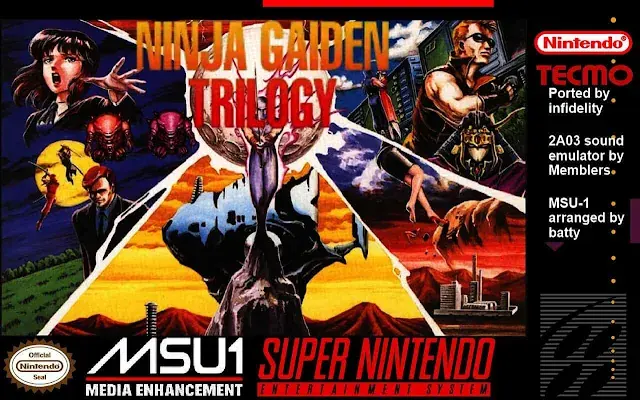 ninja gaiden trilogy para la SNES port