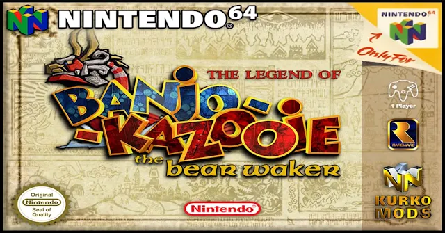 banjo kazooie the bear waker deluxe nueva modificación romhack del juego de plataformas de RARE para la Ninendo 64