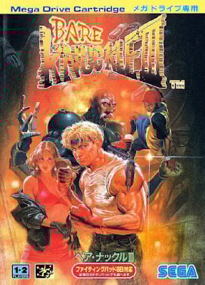 streets of rage 3 o bare knuckle 3 en japón, portada