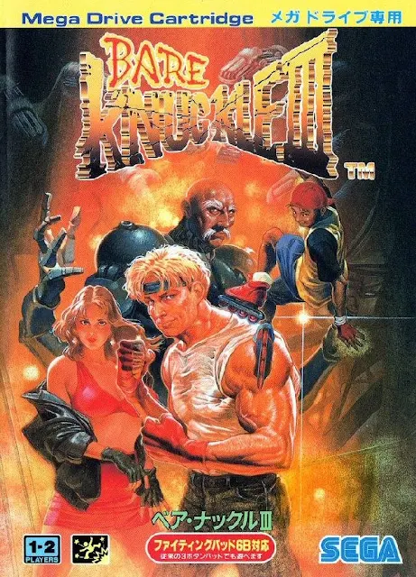 streets of rage 3 o bare knuckle 3 en japón, portada