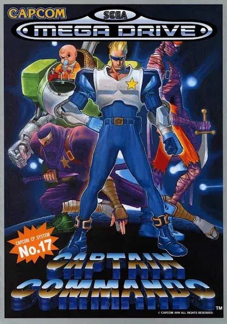 rom captain commando megadrive