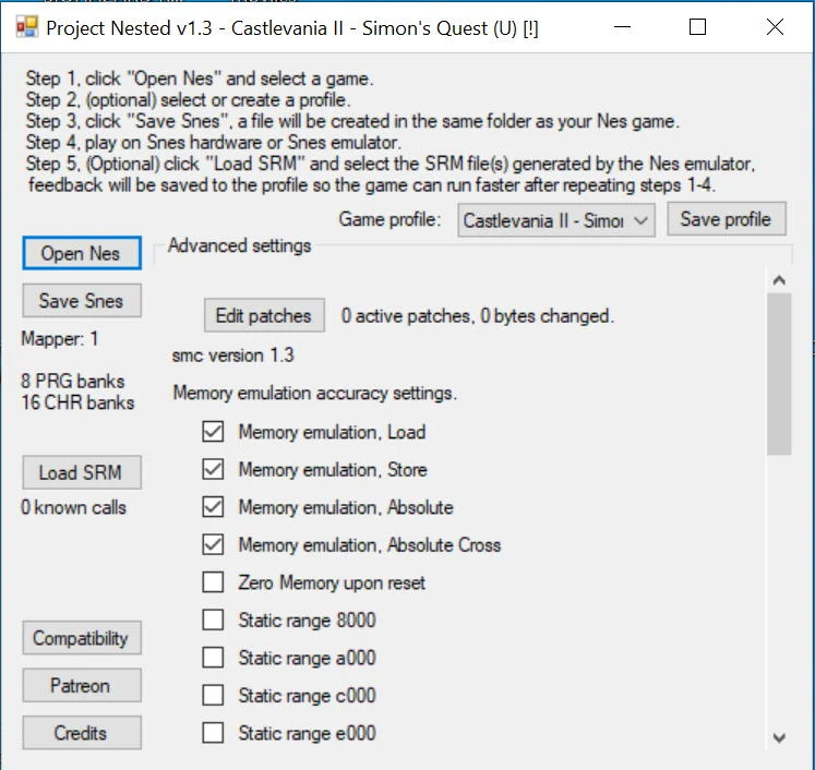 nested emulador nes snes