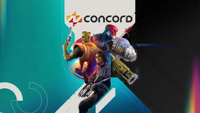 Caja del juego 'Concord' para PS5 con etiqueta de precio especulativo tras la cancelación del juego. Concord PS5 cancelado, especulación en segunda mano.