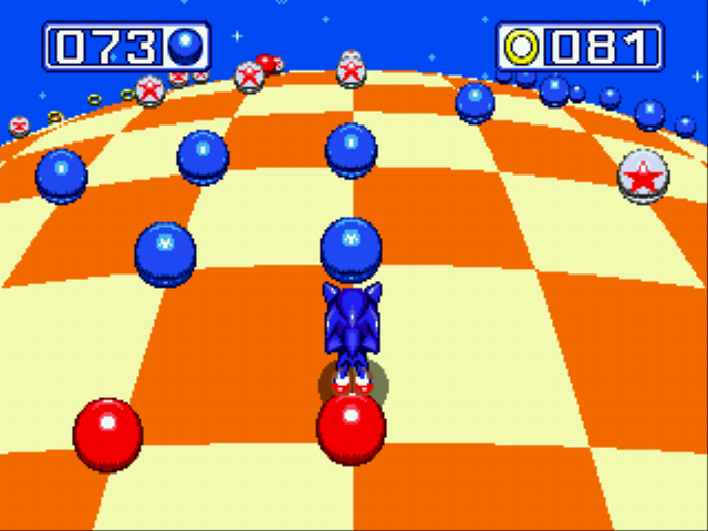 sonic blue sphere