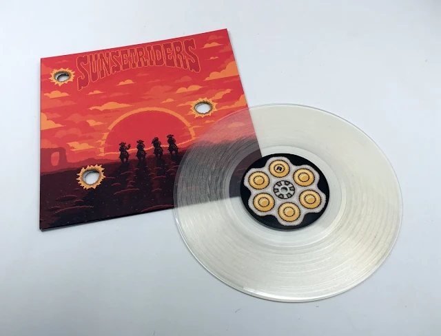 musica vinilo sunset riders konami arcade