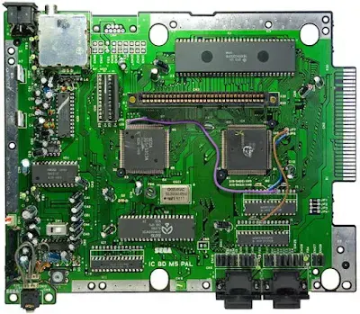 placa megadrive IC BD M5 PAL VA6